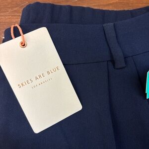 Skies Are Blue Dark Blue Trousers